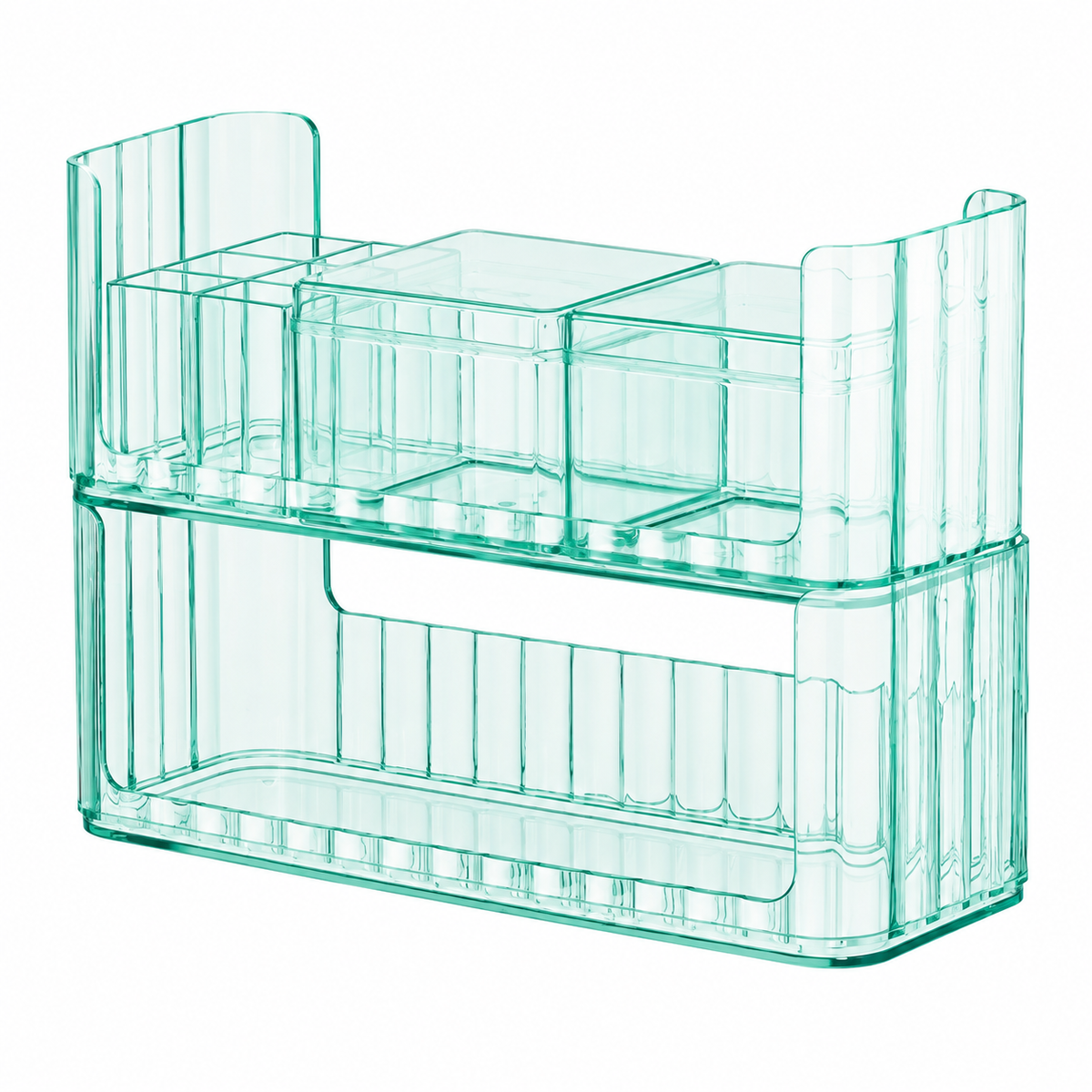 š Organizer | Acrylic Plastic Vanity Women | Clear Stackable Glow