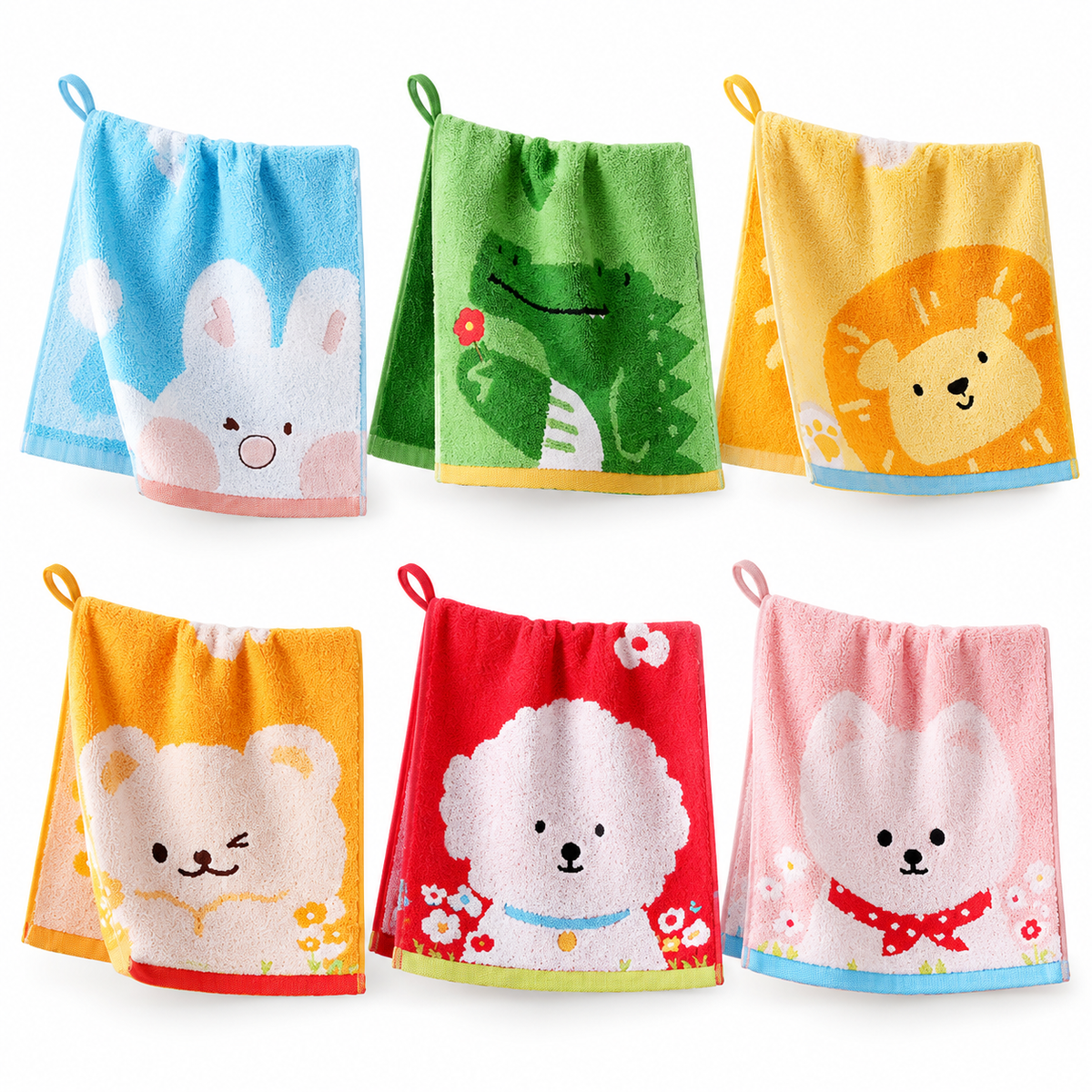 🐰 Towel | Combed Cotton Bathroom Toddlers | Cartoon Animal Glow