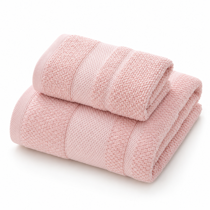 🧺 Towel | Plush Cotton Bathroom Family | Ribbed Absorbent Glow