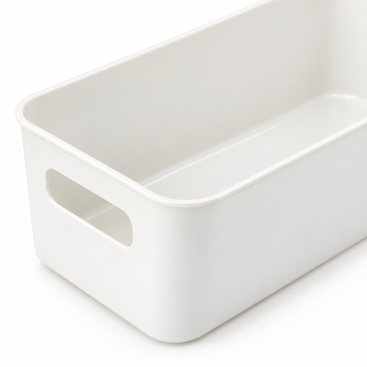 🗄️ Bin | Plastic Bamboo Kitchen Homeowners | Stackable Handle Glow