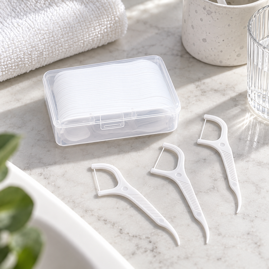 🦷 Floss | Nylon Plastic Bathroom Adults | Floss Pick Glow